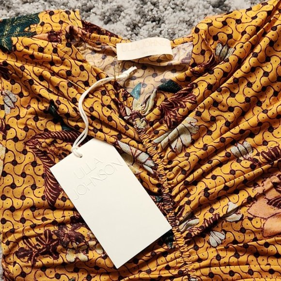 ULLA JOHNSON Eileen top, Amber - Small - Picture 12 of 14